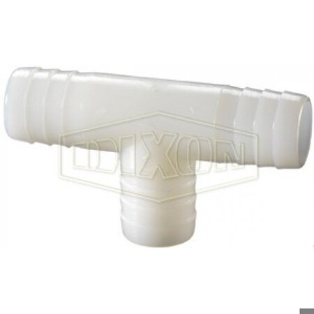 Dixon Tuff-Lite Branch Tee, 1/2 in Nominal, Hose Run x Hose Branch End Style, Nylon, Domestic TSSS444